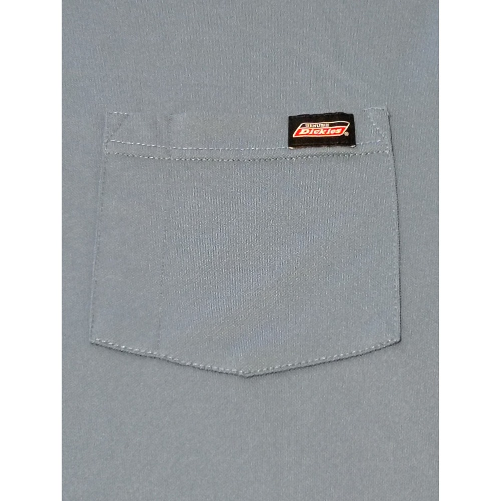 Dickies Mens‎ Short Sleeve Pocket T Shirt Gray 3XL Workwear Polyester Blend A - Picture 2 of 6